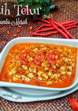 Foto resep Putih Telur Bumbu Merah