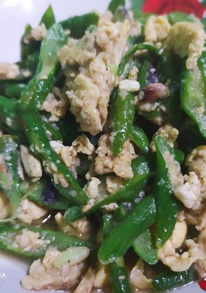 Foto resep 177. Orak Arik Kacang Panjang dan Telur - ala Mamah Afa