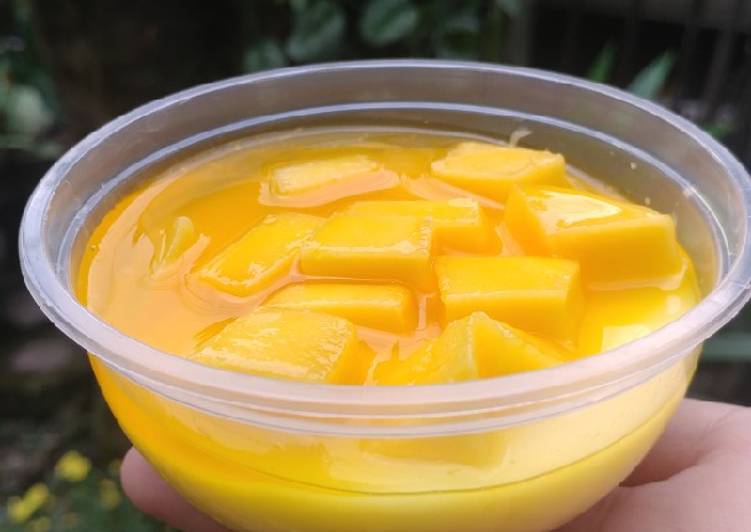 Resep (175) Silky Pudding Mango (selembut sutra), Sempurna