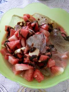 Foto resep Es Susu Semangka