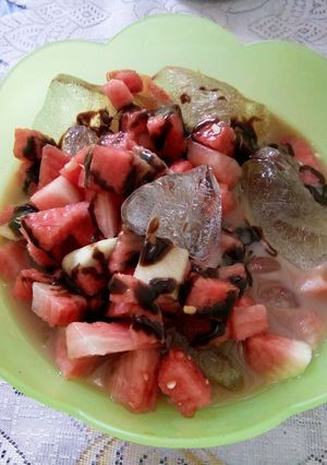 Foto resep Es Susu Semangka