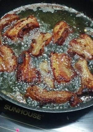 Hình của món Ba rọi chiên siêu ngon 🤤🤤🤤🥓🥓🥓.