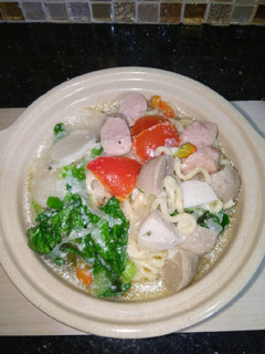 Foto resep Korean Noodle Soup Bone Marrow