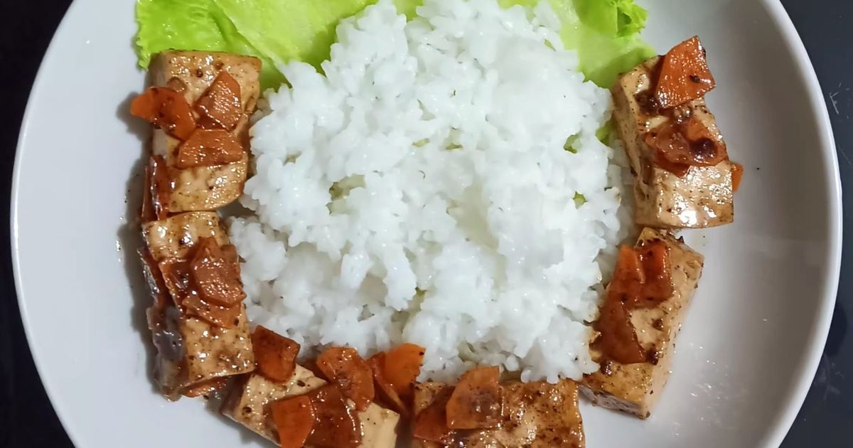 Tahu Lada Hitam mudah dan enak