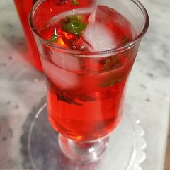 A picture of LAAL SHARBAT MOJITO😋.