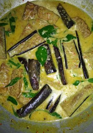 Foto resep Pecel terong tempe nikmat