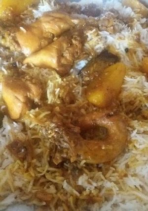 صورة لوصفة كبسه دجاج