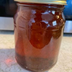 A picture of Homemade pancake syrup.