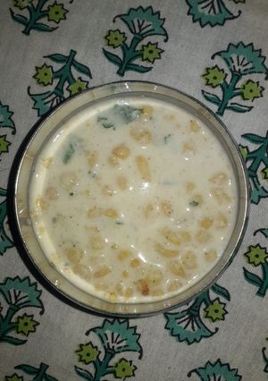 A picture of Boondi Raita.