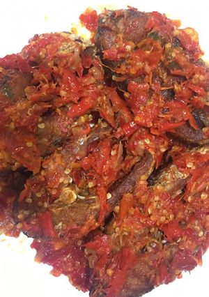 Foto resep Ikan goreng kakap balado padang