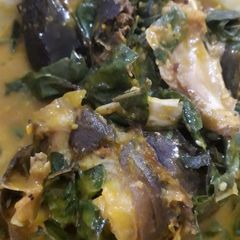 A picture of Native oha soup.