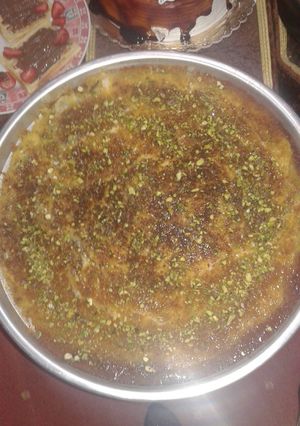 صورة لوصفة الكنافه الكذابه