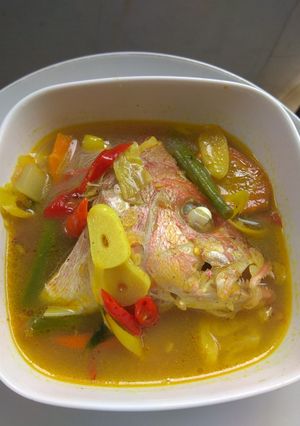 Foto resep Sup kepala ikan kakap