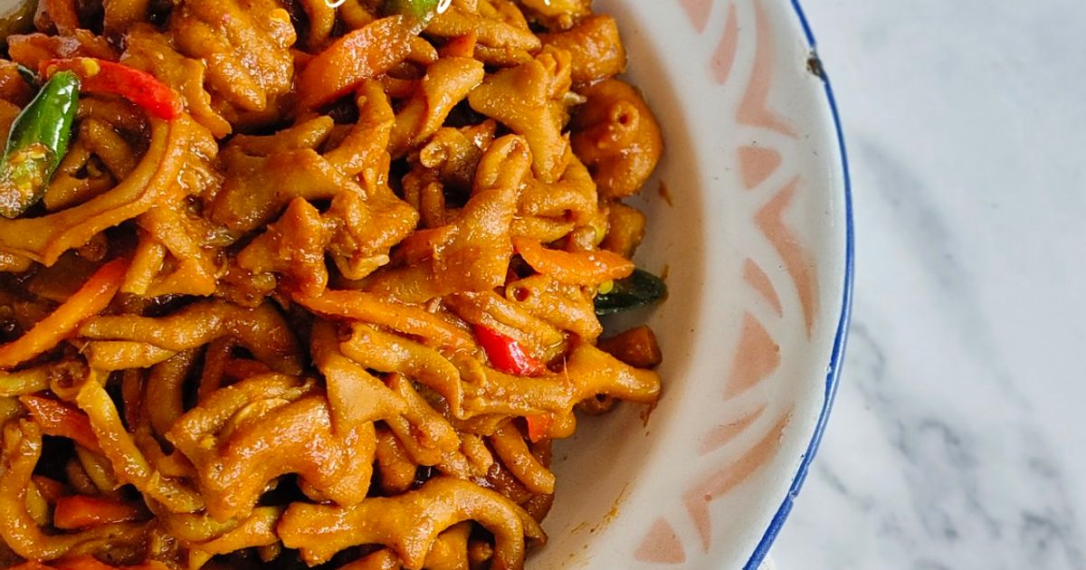 Tumis Usus Pedas Manis