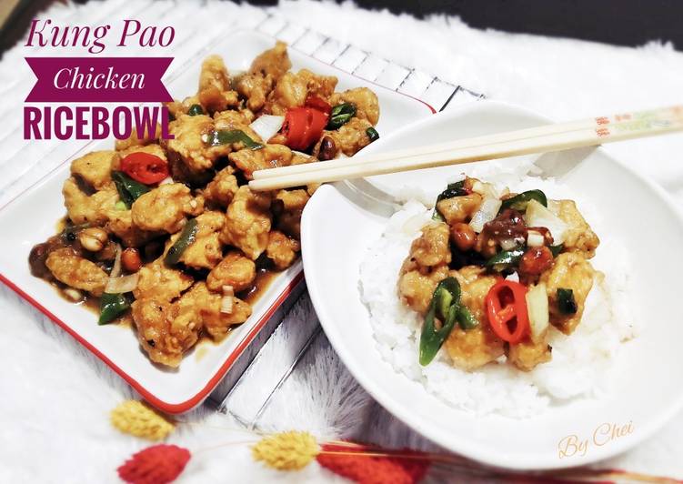 Langkah Mudah untuk Menyiapkan Kung Pao Chicken Ricebowl Anti Gagal