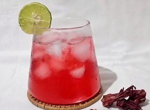 Foto resep Nam Kra Jeab | Es Teh Rosella ala Thailand