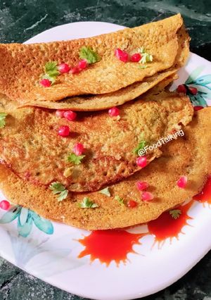 A picture of Kodo Millet Flour Dosa.
