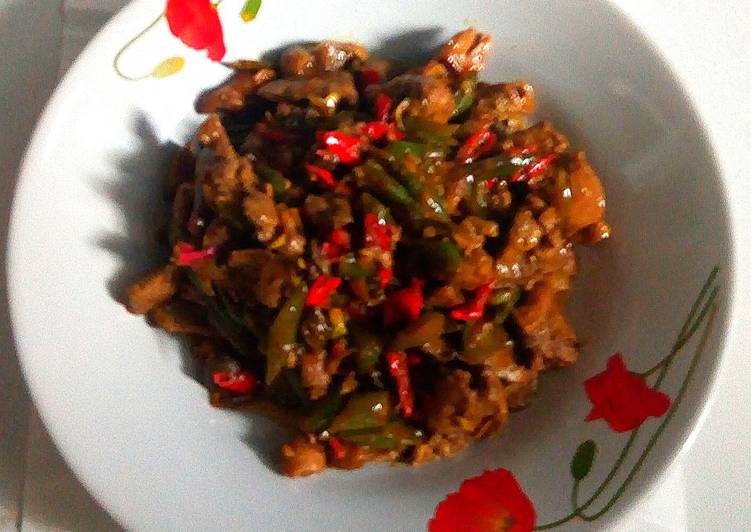 Resep Tumis Ati Apela Buncis Pedas# yang Lezat