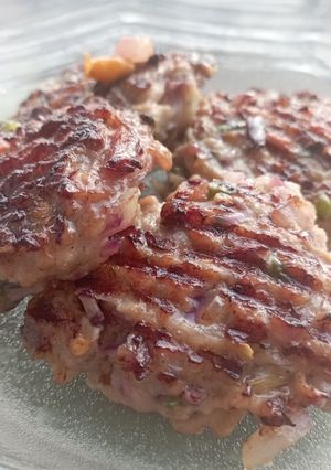 รูปของ ไก่ก้อนทอดน้ำปลาพริกขี้หนูสด Chicken Burgs with Fresh Chilli