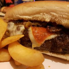 A picture of Homemade pizza hoagies.
