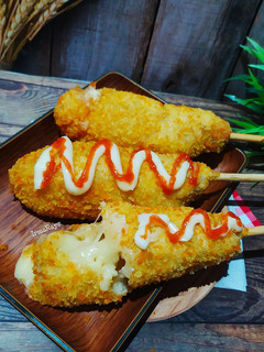 Foto resep Corndog Sosis Mozarella