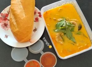 Hình của món Phá lấu lòng bò.