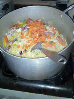 A picture of Carrot noodles.