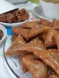 Briwat de cacahuetes dulces para Ramadán