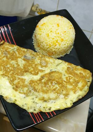 Una foto de Omelette de Champiñones con Queso