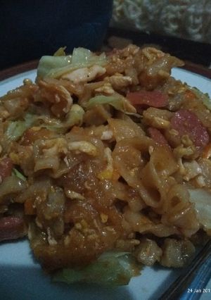 Foto resep Mie kwetiaw sederhana ala anak kost