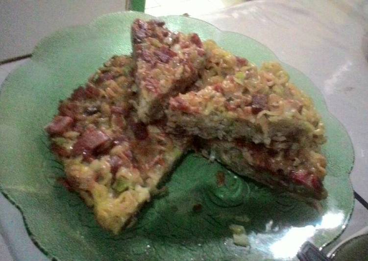 Resep Pizza mie kornet 🍕 Anti Gagal