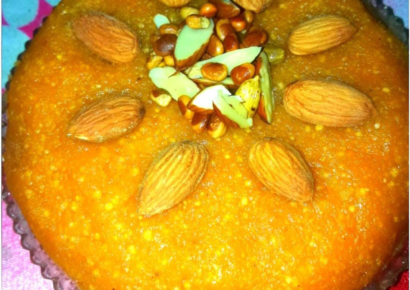 Methi aur moongdal halwa