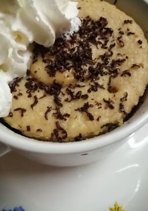 Una foto de Mug Cake de Mantequilla de Maní