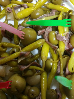 Una foto de Brochetillas de piparras