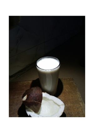 A picture of Coconut milk drink.
