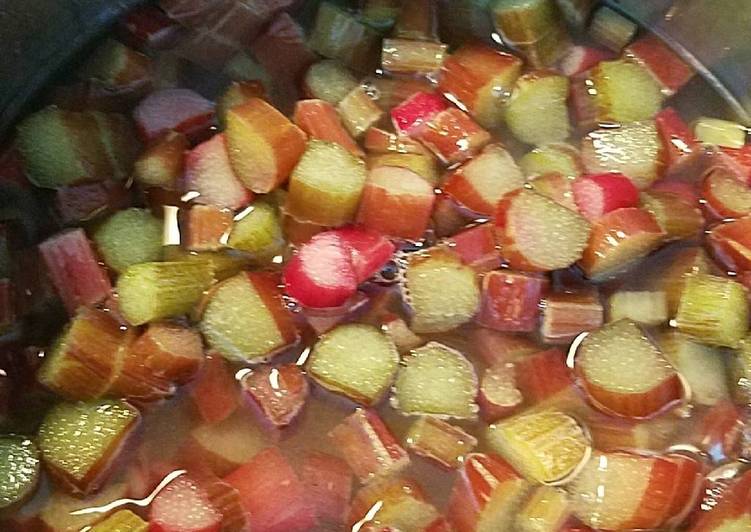 Simple Way to Prepare Super Quick Homemade Rhubarb Sauce