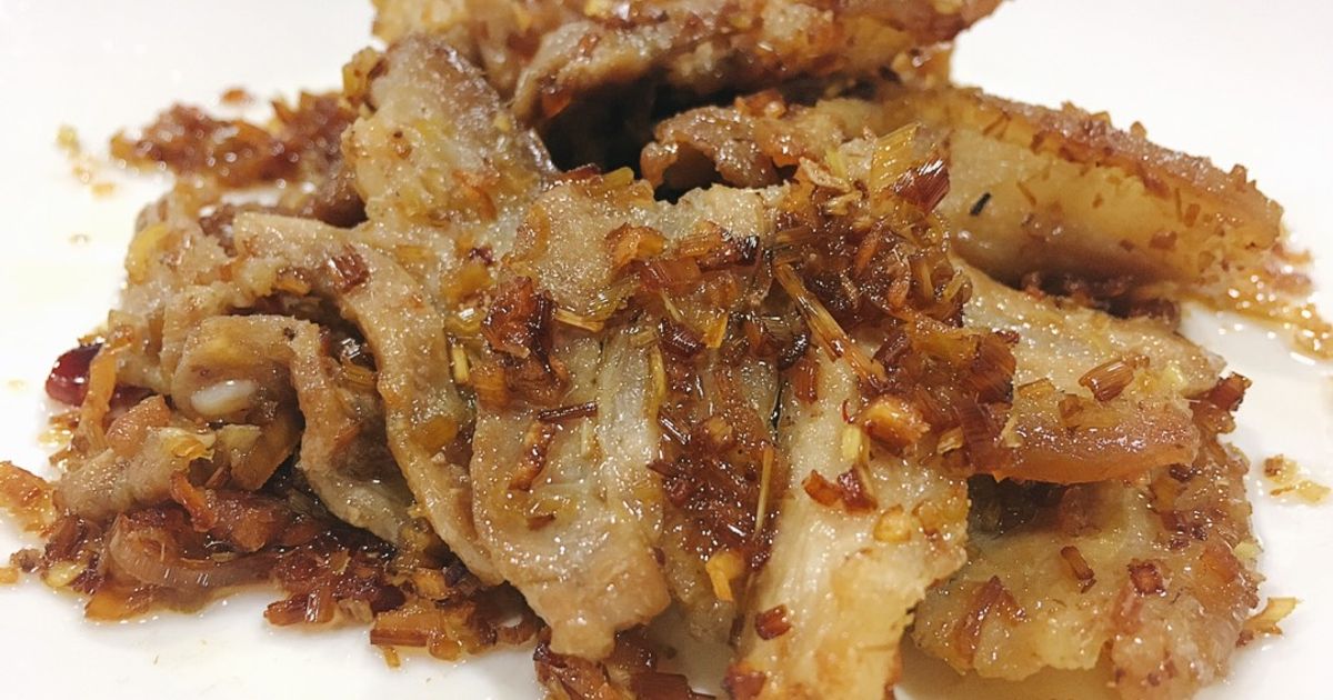 Cách Làm Món Ba Rọi Xào Sả ớt Thần Tốc của Hoàng Ngọc - Cookpad