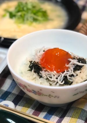 A picture of Japanese Miso Egg Yolk.
