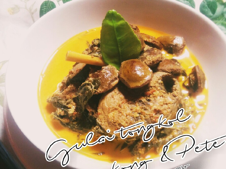 Resep Gulai tongkol daun singkong dan pete, Bisa Manjain Lidah