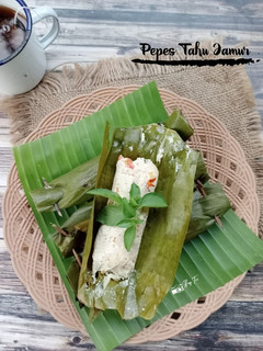 Foto resep Pepes Tahu Putih Jamur Tiram