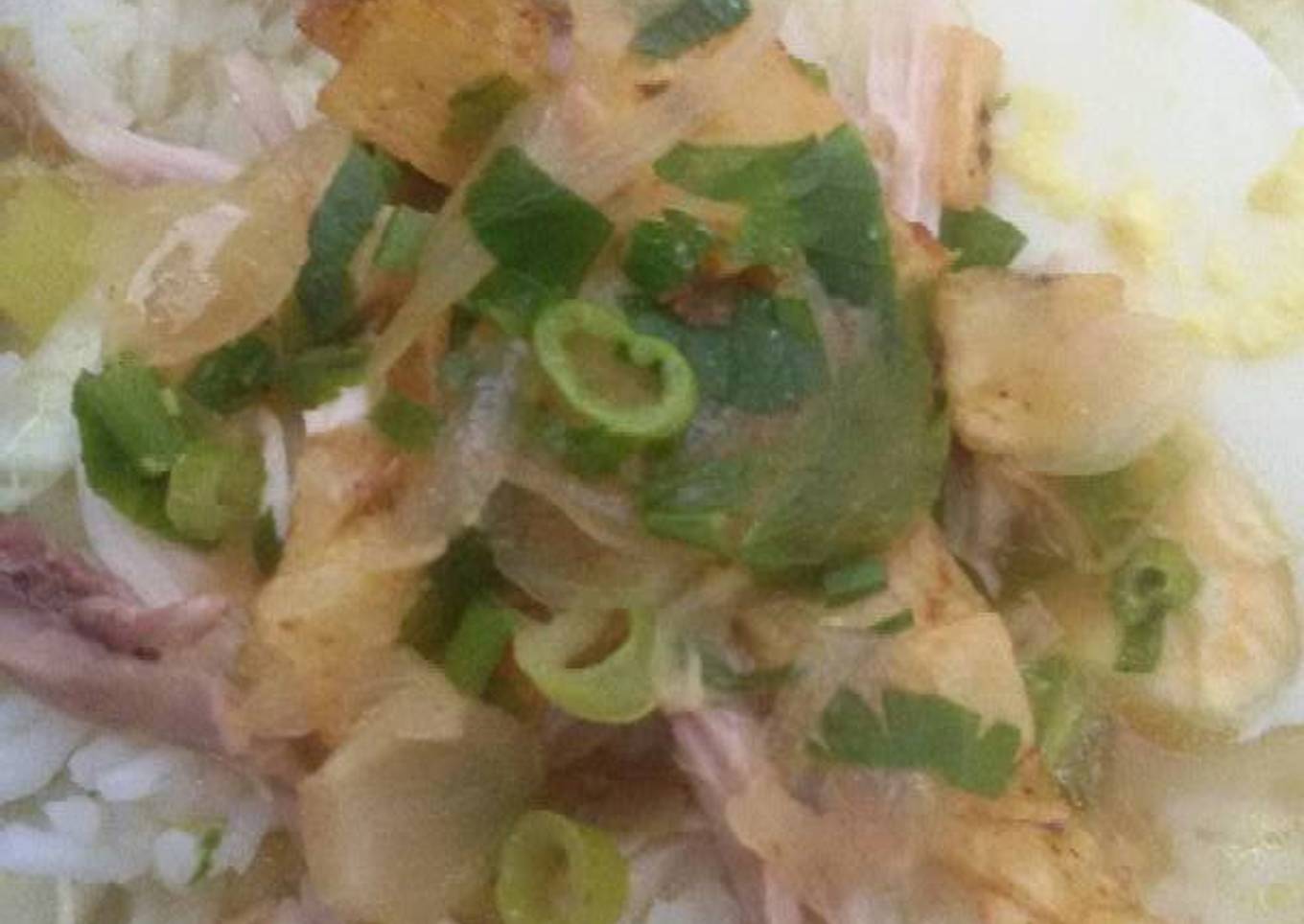 Soto ayam*pake nasi* kuah bening segerrr