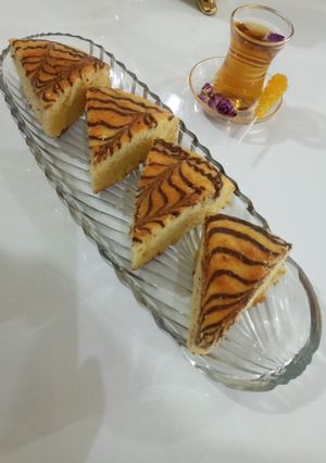عکسی از دستور کیک وانیلی