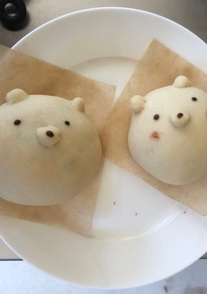 Hình của món Bánh bao ăn liền tại nhà.