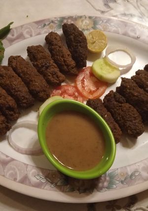 A picture of Seekh Kabab.