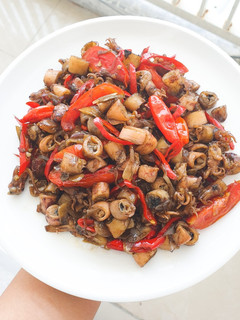 Foto resep Baby Cumi Saus Tiram