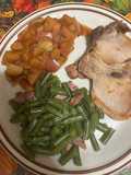 Pork Chops & Stewed Apples
