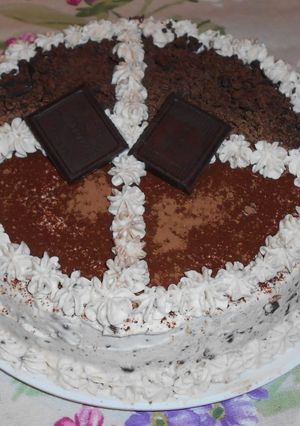 Una foto de Pastel tipo tiramisu