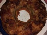 Budín de manzana y caramelo