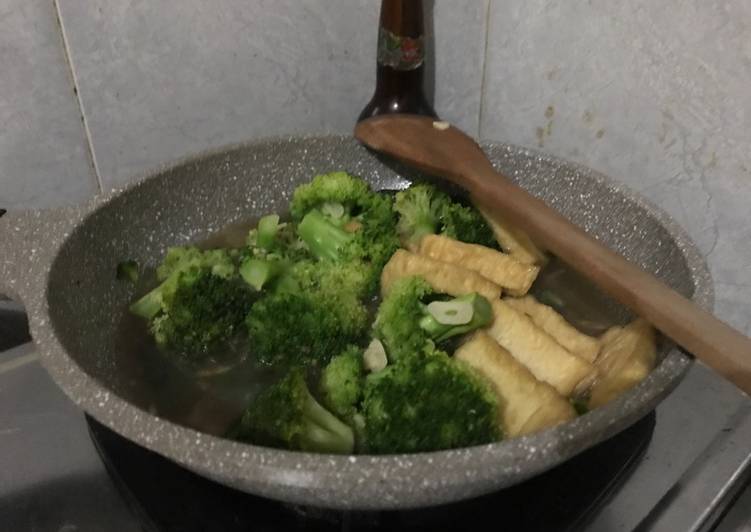 Cara Gampang Menyiapkan Brokoli Tahu Saus Tiram Lezat
