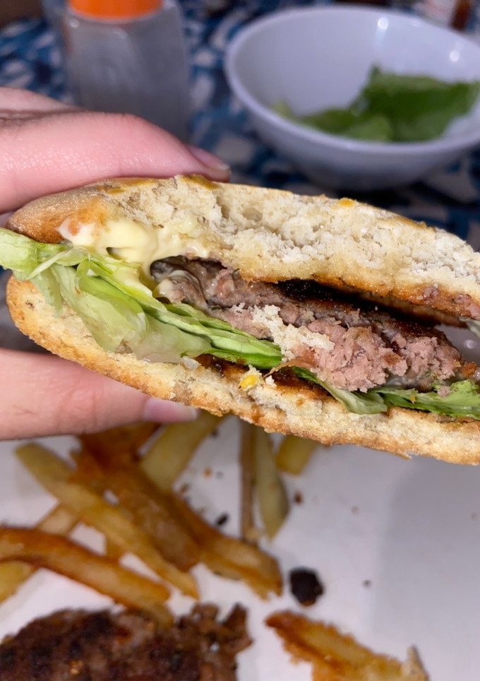 Una foto de Hamburguesas caseras!